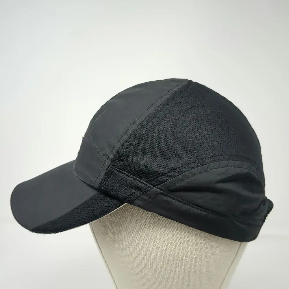 Nike Baseball Cap Black One Size Mesh Fit Dry Performance Swoosh Strapback Hat